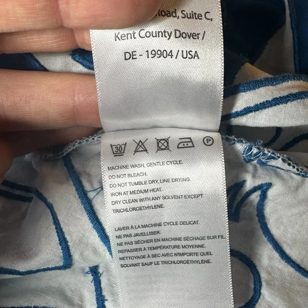 Farm Rio Embroidered Patchwork Maxi Tent Dress Size Large - Picture 10 of 16